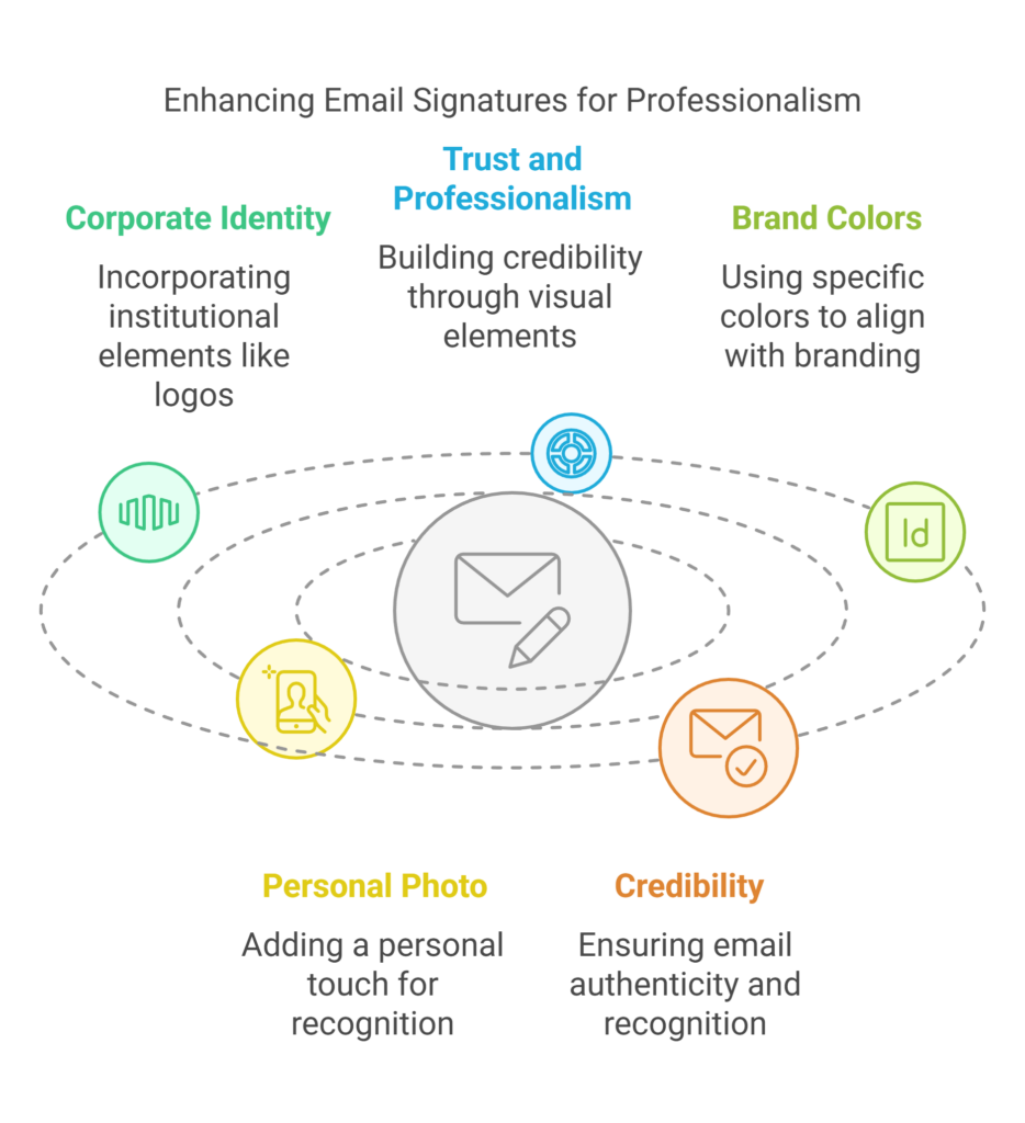 Learn how profile pictures affect the perception of your academic email signatures