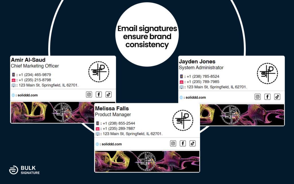 How email signatures ensure consistency