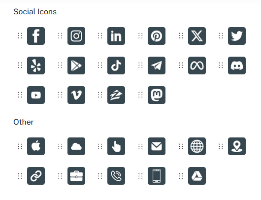 Flat Icons that are available in BulkSignature