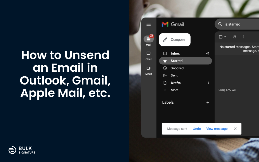 How to Unsend an Email in Outlook, Gmail, Apple Mail, etc.