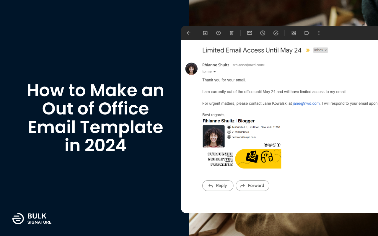 12 Professional Out of Office Email Templates in 2024