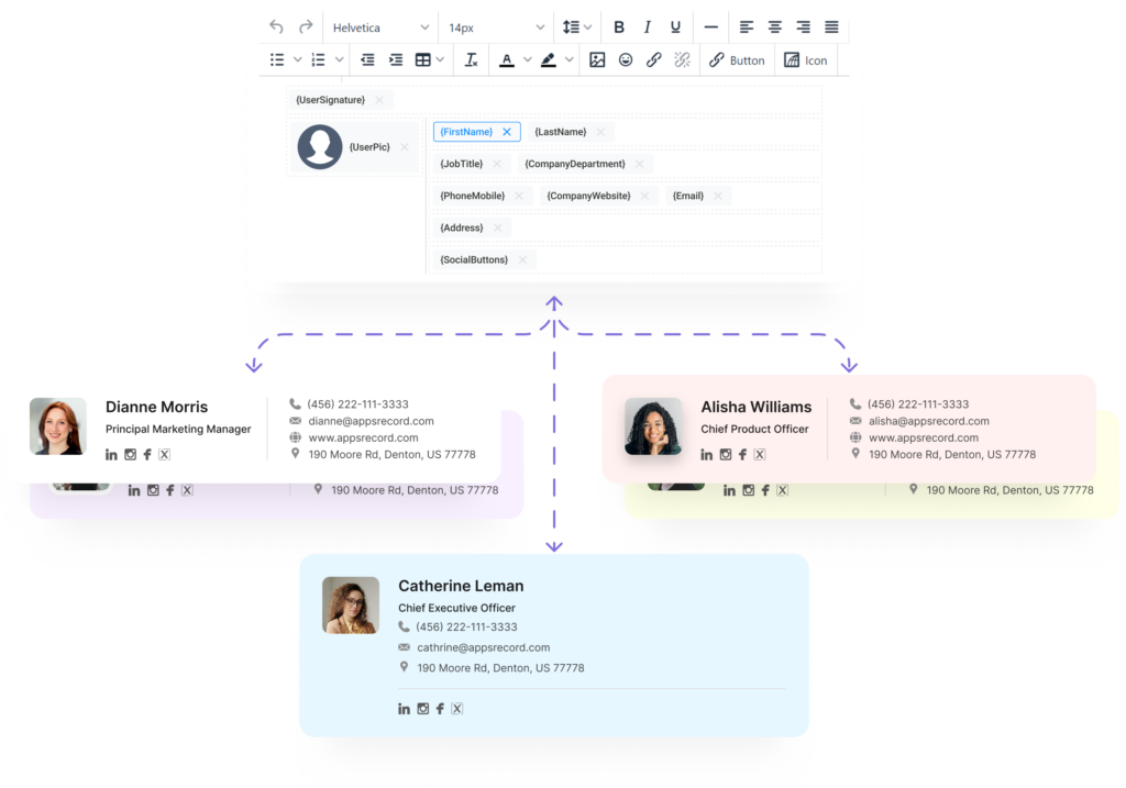 Learn how you can create stunning email signatures using the built-in email signature editor in BulkSignature, a versatile email signature editor