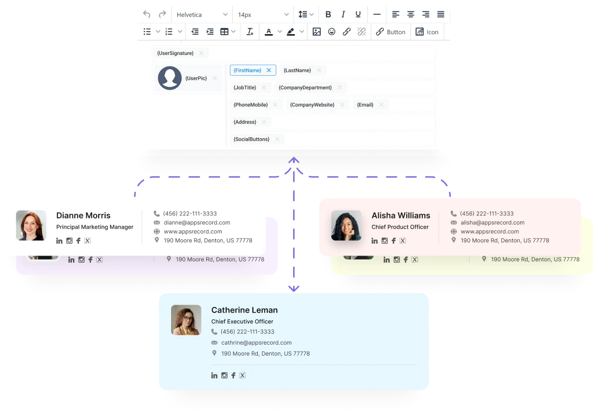 Learn how you can create stunning email signatures using the built-in email signature editor in BulkSignature, a versatile email signature editor