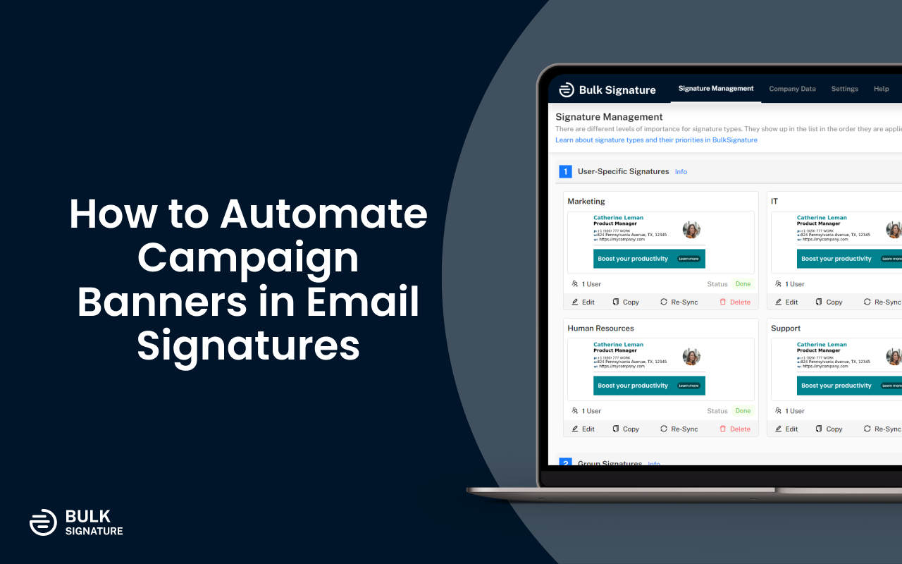 How to Automate Campaign Banners in Email Signatures