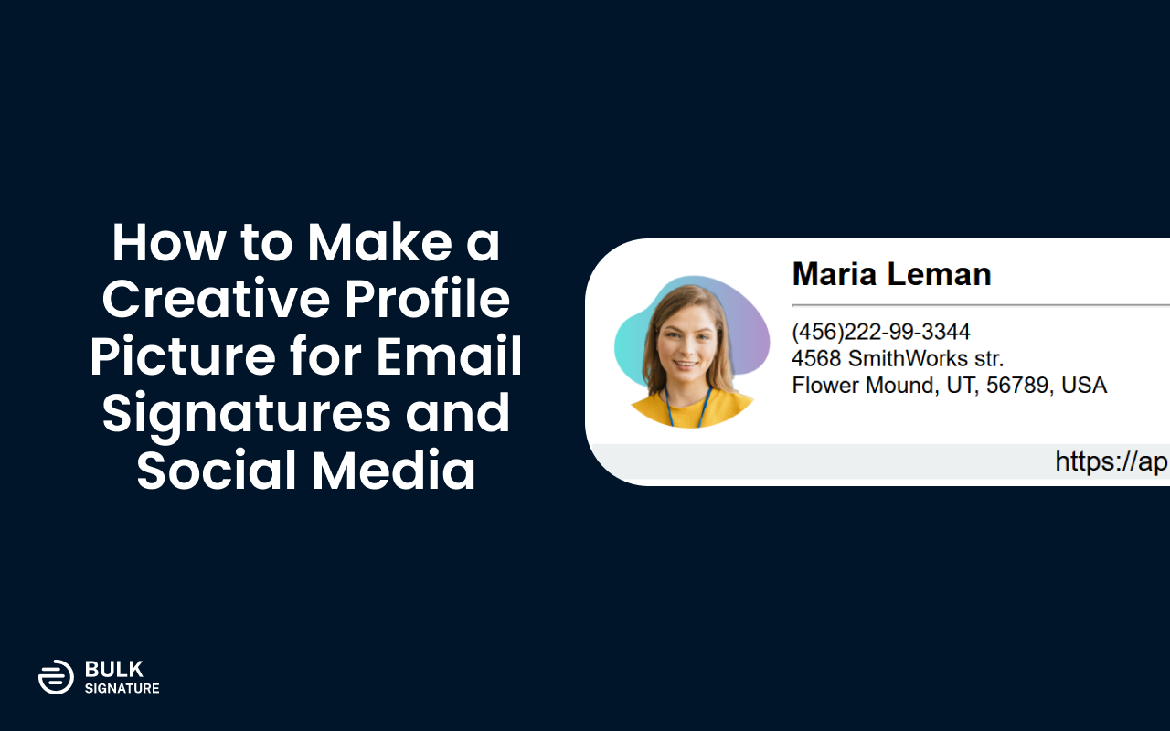 Learn how to create a create profile picture for email signatures and social media. In this guide we gathered everything you need to know about that