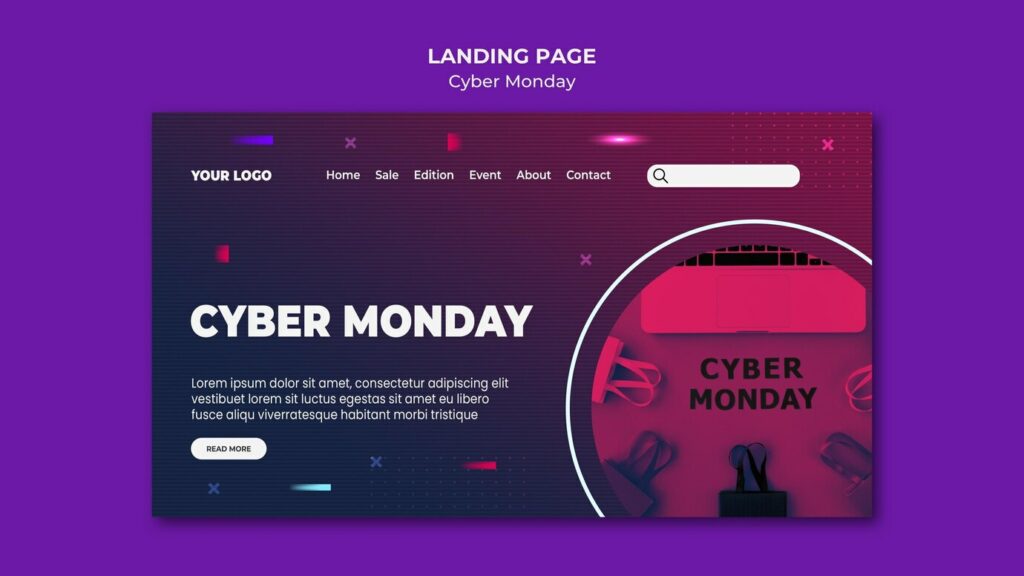 Designed by Freepik. Learn why you need to optimize your website before Cyber Monday