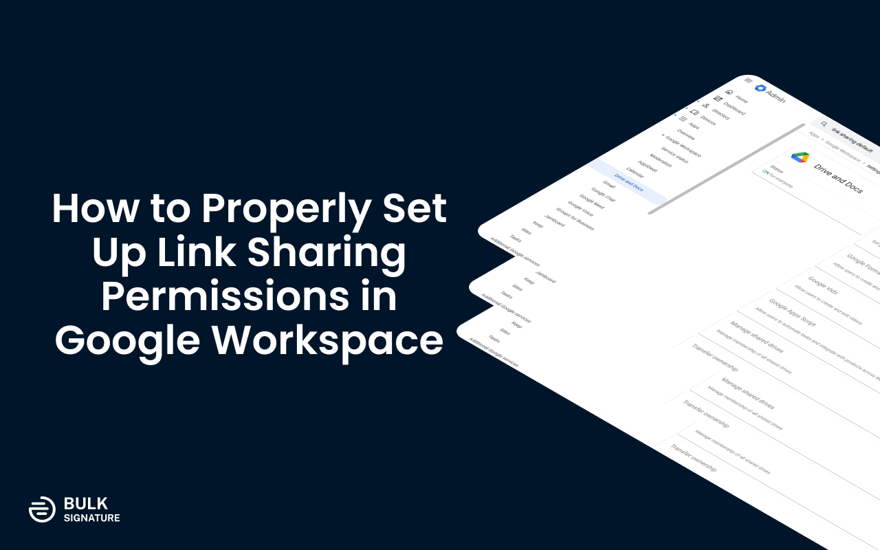 How to Properly Set Up Link Sharing Permissions in Google Workspace